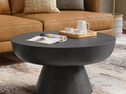 Charmaine - Cast Aluminum Coffee Table - Black