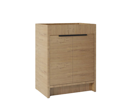 Freestanding Bathroom Vanity Cabinet With Soft Close Doors, Cabinet Only
