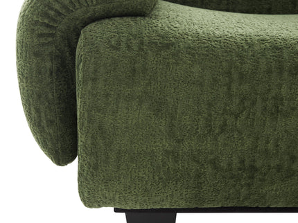 3 Seater Sofa Couch With Curved Armrests