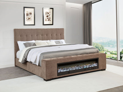 Crombie - Bed With Visual Flame Feature