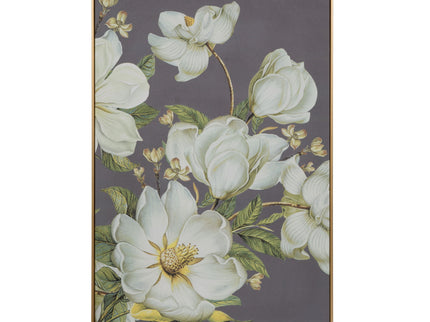 Botanical Wall Art Prints, Home Decor For Living Room Dining Room Bedroom Hallway - Gold