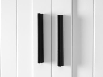Freestanding Tall Bathroom Cabinet With Soft Close Doors And Adjustable Shelves
