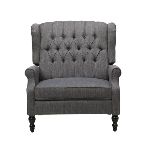 Dunham - Contemporary Fabric Tufted Oversized Pushback Recliner