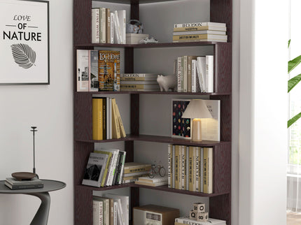 L-Shaped Corner Bookshelf