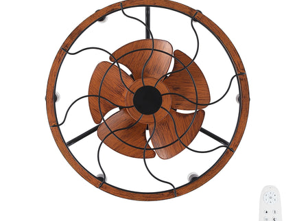 Modern Farmhouse Ceiling Fan, Adjustable Hanging