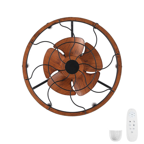 Modern Farmhouse Ceiling Fan, Adjustable Hanging
