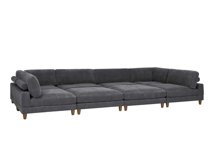 Modern Modular Sectional With Adjustable Back Support