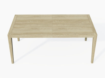 Adeline - Rectangular Dining Table With Leaves - Natural Wood Wash