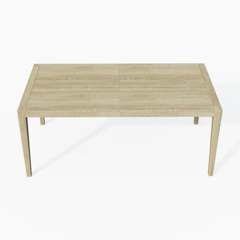 Adeline - Rectangular Dining Table With Leaves - Natural Wood Wash
