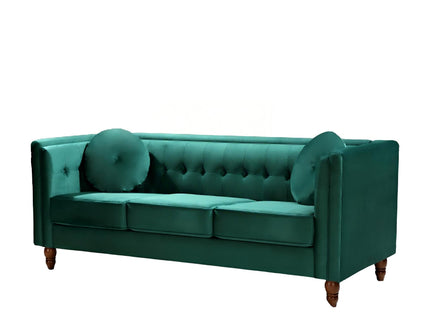 Chesterfield Sofa With Square Arms For Living Room