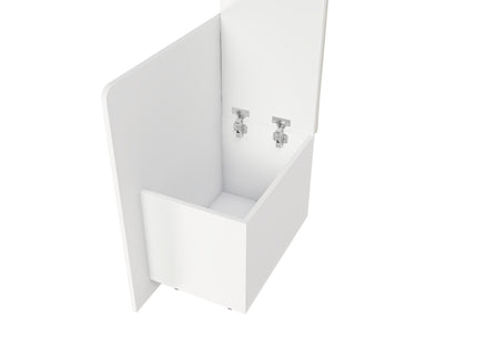 Folding Desk With Mirror And Storage Stol For Bedroom
