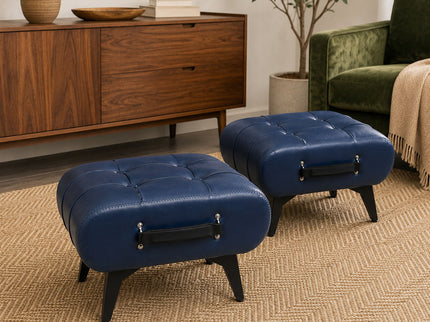 Minimalist Footstool With Hidden Storage