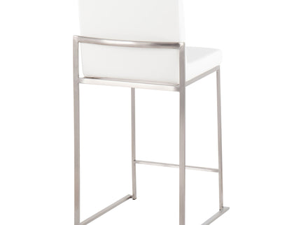 Fuji - Contemporary High Back Counter Stool, Functional Design
