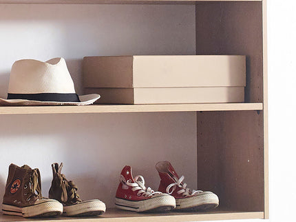 Devi - Wall Mounted Wood Closet System With Modular Design And Ample Storage