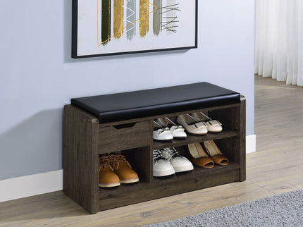 Astor - Open Shelf Storage Bench