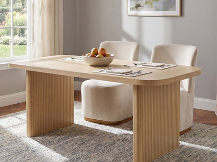 Rectangular, Indoor Dining Table - Natural