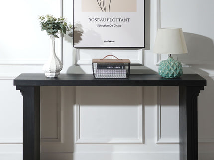 Console Table With Decorative Molding