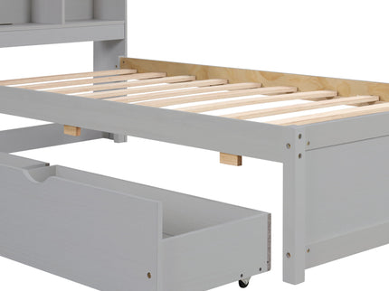 Bed Frame With Built In USB Port And 2 Drawers