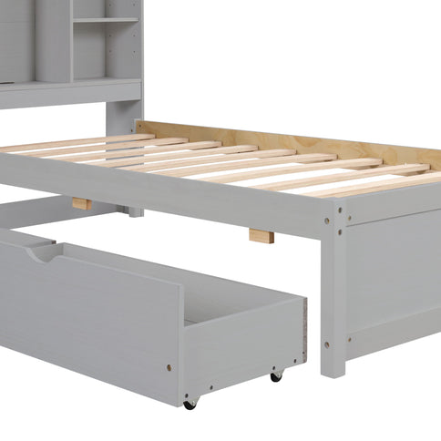 Bed Frame With Built In USB Port And 2 Drawers