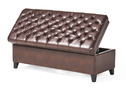 Juliana - Storage Ottoman With Birch Legs