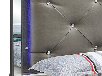 Verona - Full Bed - Metalic Black