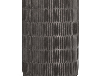 Juno - Cast Aluminum Side Table - Black