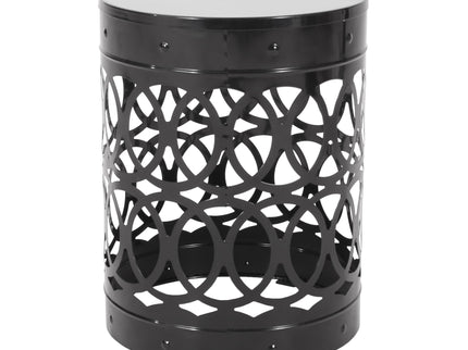 Delight - Powder Coated Iron End Table (Set of 2)