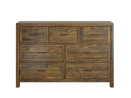 7 Drawer Dresser - Brown