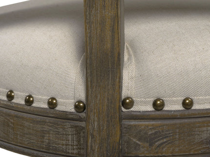 Paris - Farmhouse Counter Height Bar Stool With Backrest