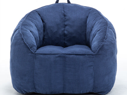 Giant Bean Bag Chair Sofa For Living Room - Dark Blue