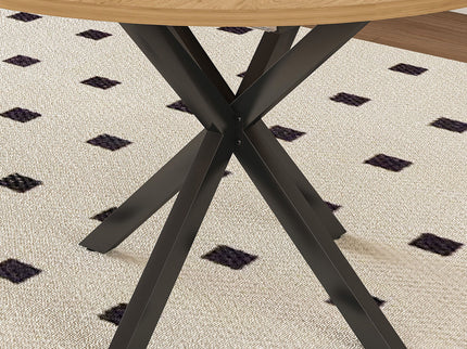 Modern Extendable Round Dining Table Set, Table With Chairs