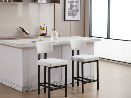 Modern Counter Height Stools (Set of 2)