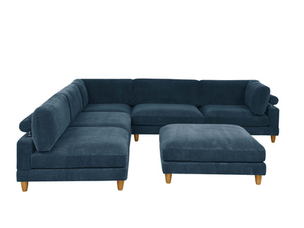 Modern Modular Sectional With Adjustable Back Support