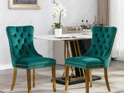 Nikki - Modern, High-End Tufted Dining Chair (Set of 2)