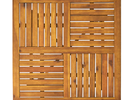 Outdoor Hermosa 5 Piece Wood Dining Set With Cushions - Teak / Beige