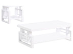 White / 2 Pc. Coffee Table, End Table