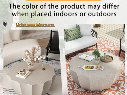 Modern Round Coffee Table For Indoor / Outdoor