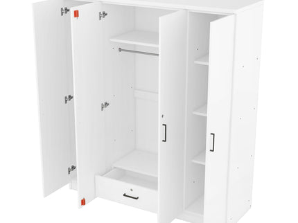 4 Door Wardrobe With 1 Drawer