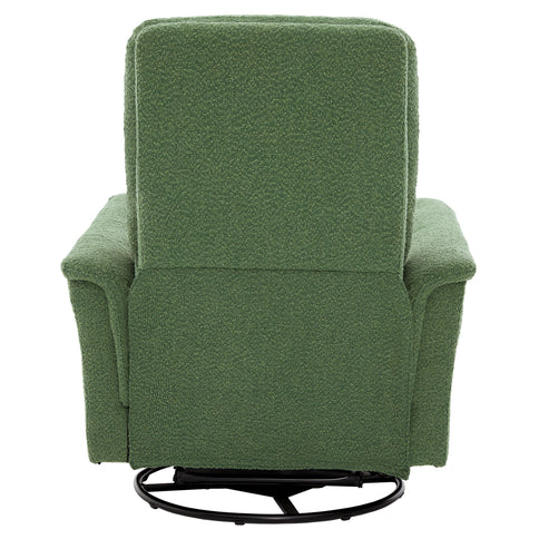 Manual Recliner Chair With 8 Point Massage And Swivel Function