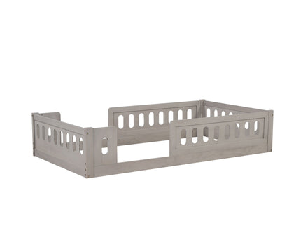 Platform Bed With Guardrail