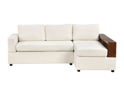 Sectional Sofa Upholstered Sofa Couch With Reversible Armrests For Living Room