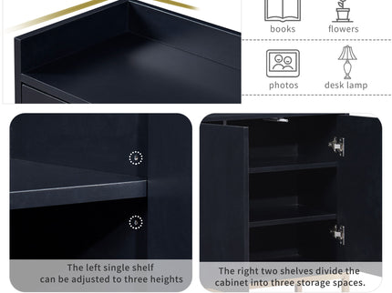 Modern Sideboard Elegant Buffet Cabinet With Large Storage Space For Dining Room, Entryway