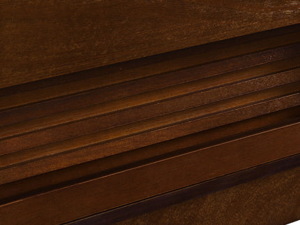 Modern Rectangle Coffee Table With 4 Drawers And 2 Display Shelves
