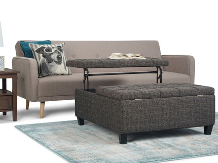 Harrison - Upholstered Coffee Table Storage Ottoman