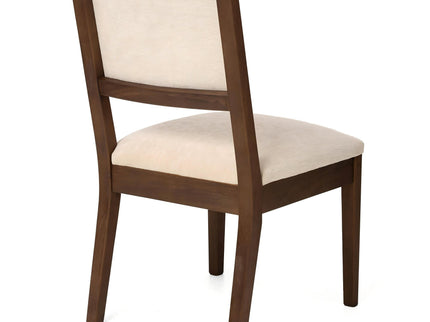 Compact Ergonomic Upholstered Side Chairs (Set of 2)