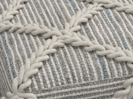 Cowan - Handcrafted Square Pouf