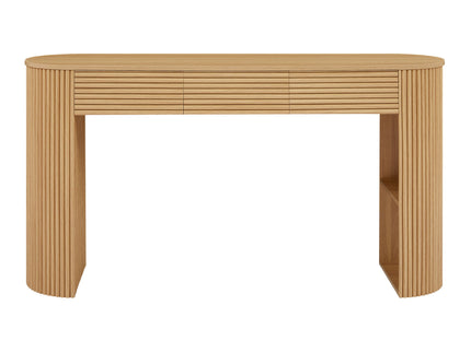 Retro Console Table With Storage, 3 Drawers