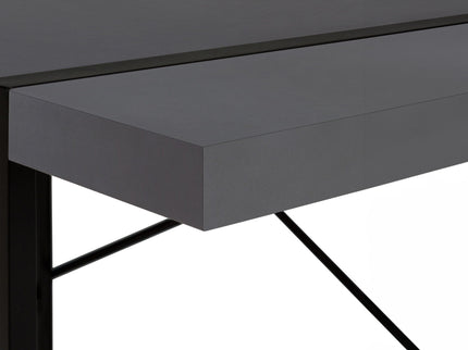 Computer Desk For Home Office, Laptop, Modern Convenient Design - Gray