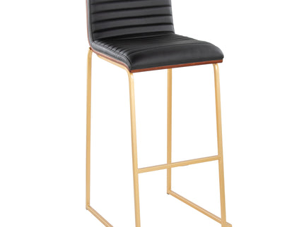 Mason Mara - Contemporary Versatile Desig Fixed Height Barstool (Set of 2)