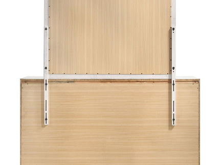 7 Drawer Dresser With Mirror - White
